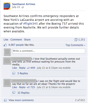 Southwest-Airlines-Real-time-response