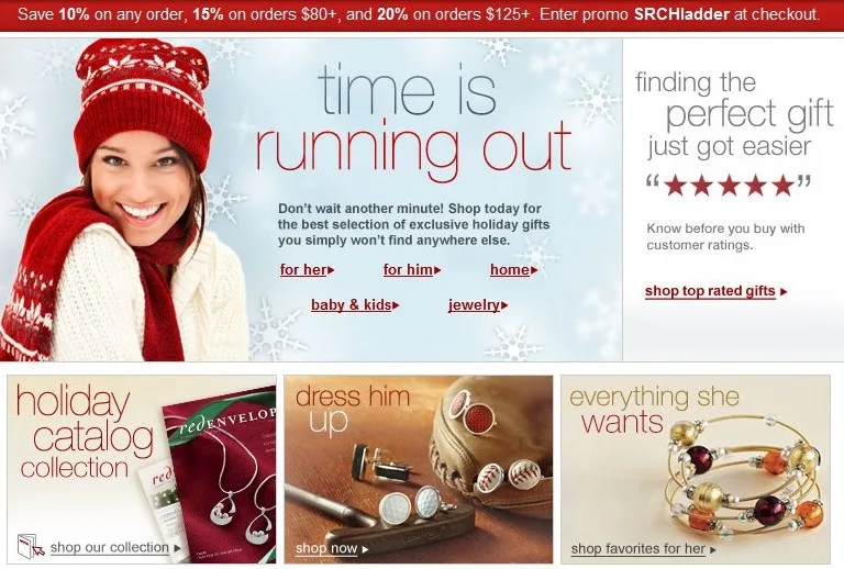 Holiday-Landing-page