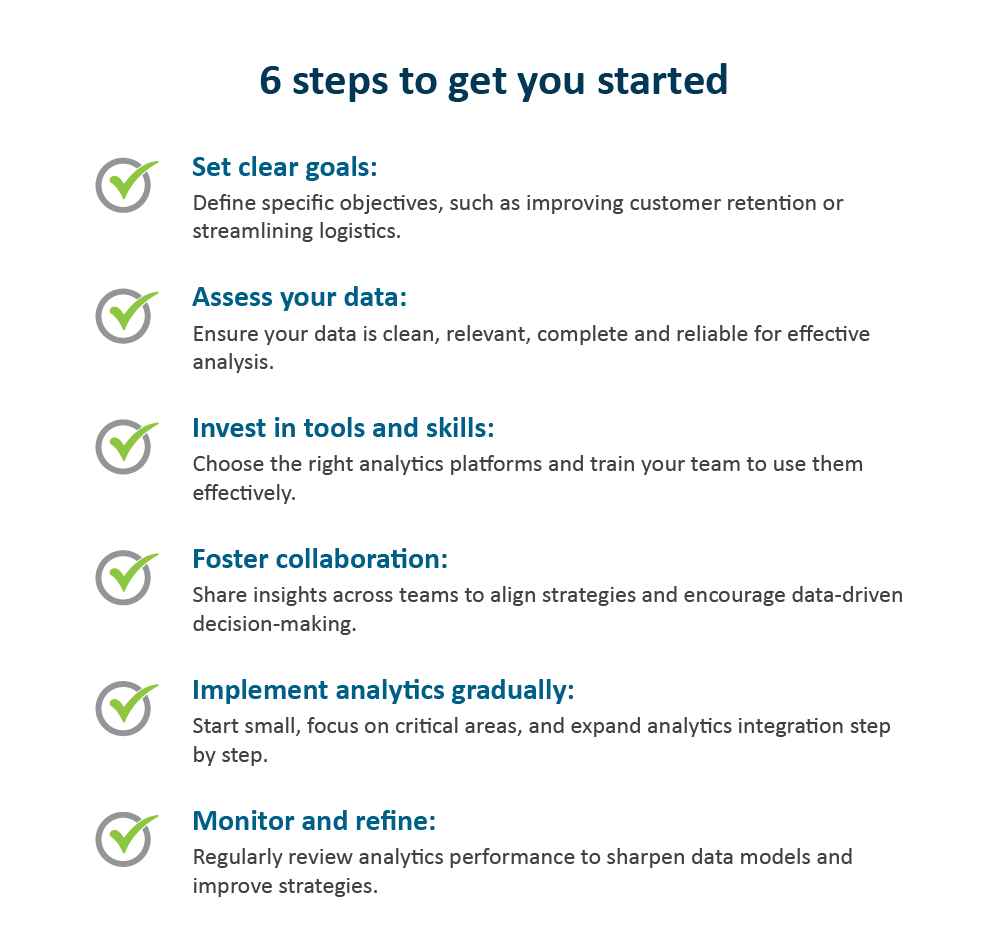 Getting started with data analytics